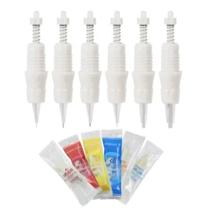 Disposable Tattoo Needle Cartridge Permanent Makeup Pmu Microneedling Needles Cartridge for Permanent Makeup Pen