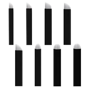 Disposable Tattoo Needle for Beauty Makeup 0.18mm Black Eyebrow Tattoo Microblading Tool