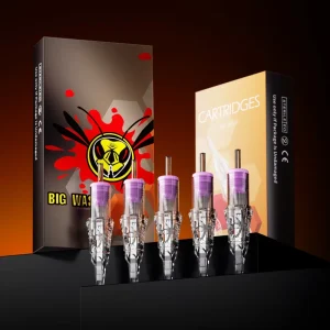Disposable Transparent Tattoo Cartridges 316 Stainless Steel Stable Anti backflow Sterilized for Body Art 20pcs box