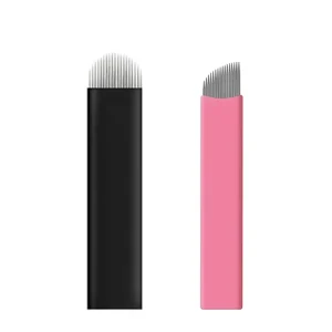Disposable U18 Microblading Tattoo Needle Eyebrow Blades Permanent Makeup Needle for Microblading