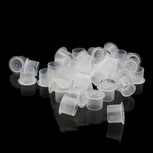 Disposable Waterproof Plastic Tattoo Ink Cups, 500 pcs/bag, for Permanent Makeup