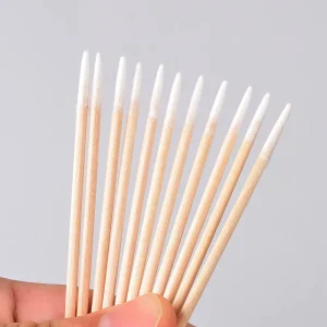 Disposable Wooden Bamboo Tattoo Swabs Applicator for Ear Jewelry Cleaning Makeup Cosmetic Remover