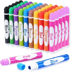 Dot Markers 12 Assorted Colors Washable Dot Paint Markers for Paint Bingo for Class Valentine Gift Art Party