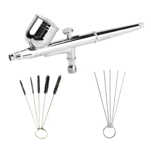 Double Action Air Brush Painting Set With Airbrush Cleaning Kit