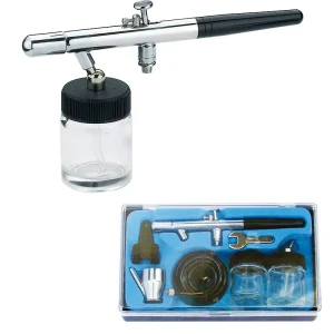 Double Action Suction Feed Multi-purpose Airbrush Makeup SK-128 Aerographe Kit Art Painting