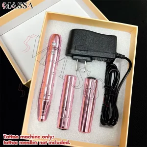 Double Battery Microblading Kit Electric PMU Semi-Wireless Permanent Makeup Machine for Micropigmentation Tattoo
