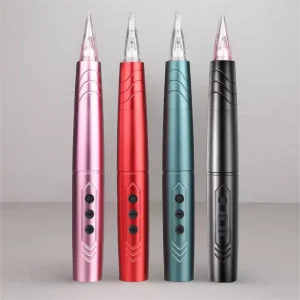 PMU Machine Wireless Permanent Makeup Tattoo Machine Pen with 2 Rechargeable Batteries for Lip Blushing Nano Brow Hairstrokes