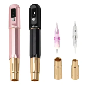 Double Head Permanent Makeup Eyebrow Tattoo Machine Wireless Tattoo Machine for Microblading Eyebrow Tattoo