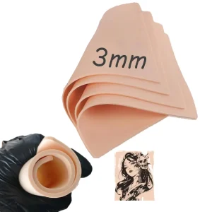 Double Sided 3mm Synthetic Silicone Tattoo Practice Skin Microblading Training Kits Permanent Makeup Accessory Supplies