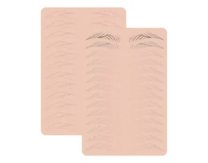 Double-Sided Silicone Practice Skin for Microblading, Brow, Lip, and Outline Tattoo