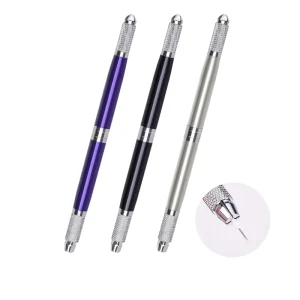 Double-headed Microblading Tattoo Pen Permanent Makeup Eyebrow Pen Microblading Manual Pen