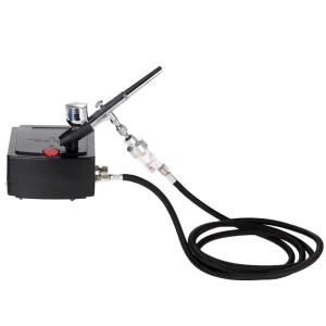 Dual Action Airbrush Air Compressor Kit Aerografo for Art Painting Tattoo Manicure Craft Cake Spray Model Brush Nail