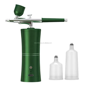 Dual Action Airbrush Air Compressor Kit for Cake Decoration Efficient Makeup Beauty Tools Nail Art Tattoo Body Art Spray Machine