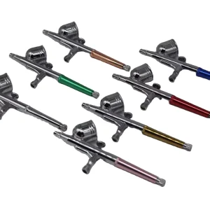 Dual-Action Airbrush for Cake Decorating Colorful DIY Paint Model Gravity Feed