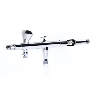 Dual-Action Gravity Feed Airbrush Gun and Nail Painting Kit for Nail Art