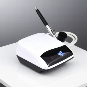 Dual Action Gravity Feed Piston Airbrush Compressor 45PSI Auto-Stop Kit for Safe Artistic Creation