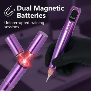 Dual Battery Wireless Permanent Makeup Machine for PMU Schools