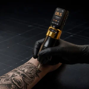 Dual Battery Wireless Permanent Tattoo Machine Disposable 1700mAh*2 Power Rotary Pen for Non-Stop Professional Sessions