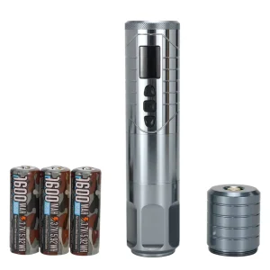 Dual battery Wireless Tattoo Machine Pen Lightweight Hollow Cup Motor Professional Tattoo Pen