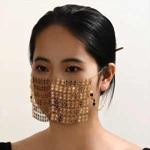 Dubai Style New Design Style Face Jewelry, Face Mask, National Style Female Wedding Jewelry, Teenage Girl Coming-of-age Ceremony