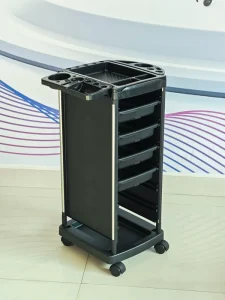 Durable Barber Trolley Professional Hairdressing Cart Multi-layer Rolling Salon Storage Organizer for Beauty Salon Equipment