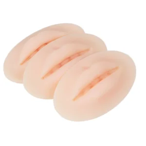 Durable Open Mouth Soft Silicone Latex 3D Lip Skin PMU Accessory Realistic for Tattoo Artist Practice