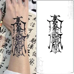 Durable Water Transfer Eco Friendly Temporary Tattoo Sticker