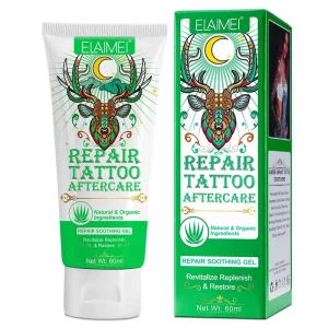 ELAIMEI Revitalize Restore Damaged Skin Private Label Tattoo Repair Cream aloe Tattoo Gel Cear Tattoo Soothing Gel