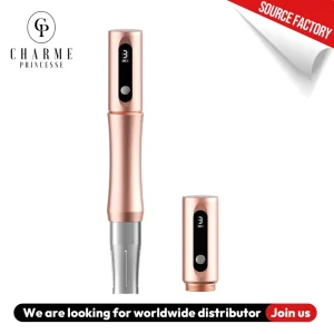 EMK161 Wireless Permanent Makeup Pen Dual Batteries PMU Tattoo Machine for Eyebrow Lip Eyeliner With 5 Free Membrane Cartridges