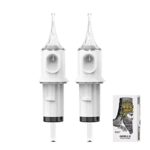 EN05S Professional Sterilized Stainless Steel Cartridge Tattoo Needle 0.3mm Taper for Permanent Tattoo Machines