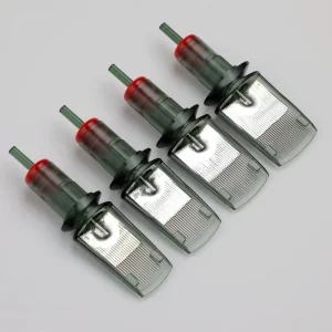 EN16 Transparent Green Disposable Sterilized Big Magnum Tattoo Cartridge Needles M1 RM 0.30mm for Large Area Shading Tattoo