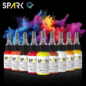 EU Certified Professional Tattoo Ink for Fast Coloring Long Lasting Use for Body Art and Tattooing