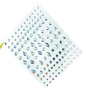 EYES Temporary Makeup Sticker Beauty Rhinestone Face Jewels Tattoo for Music Festival Party Stone Accessories
