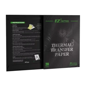 EZ Tattoo 20 Sheets Per Bag High Resolution Professional Tattoo Stencil Transfer Paper