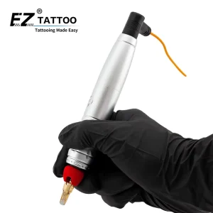 EZ Tattoo Matte Silver Defender 2in1Custom Swiss Motors Permanent Makeup Eyebrow Machine Electric