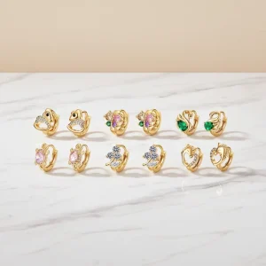 Earring Jewelry Women’s Earrings Custom Fashion Gold Plated Ladies Earrings For Women