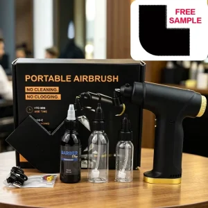 Easy Operate Cordless 35PSI 7L min Powerful Rechargeable No Clog Plastic Barber Spray Gun 1.5H Battery Life for Beginner