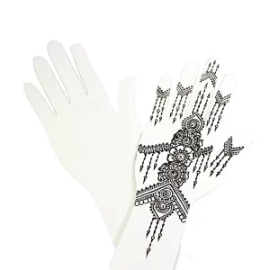Eco-Friendly Acrylic Plastic Henna Hand Template for Practice Clear Reusable 3mm Thick Glossy Lamination Tattoo Hand and Board