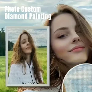 Eco-Friendly Custom Photo Diamond Painting Kit, Personalized Diamond Art with Customized Design Service