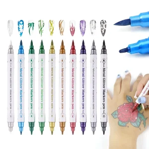 Eco-friendly Body Art Pens Temporary Color Body Skin Art Pen With DIY Drawing Washable Tattoo Skin Marker Pen