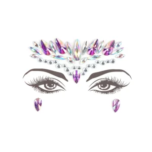 Eco-friendly Luminous Rhinestone Face Jewels Crystal Stickers for Makeup