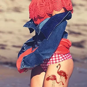 Eco-friendly Non-Toxic Waterproof Long Lasting Temporary Tattoo Stickers Hawaiian Party Tropical Designs