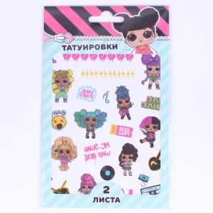 Eco-friendly Waterproof Cartoon Tattoo Sticker Book Sheets Body Art Decorative Stickers for Children
