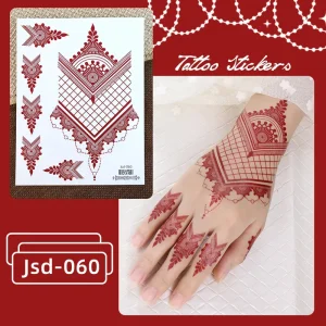 Eid Mubarak Smart Sticker Happy Ramadan Mubarak Eid Al Fitr Henna Tattoo Stickers for Women Men Adults Finger Hannah Tattoo
