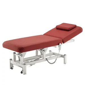 Electric 2 Motors Massage Treatment Lash Tattoo Table Red Adjustable Professional SPA Beauty Salon Bed