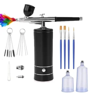 Electric Airbrush Spray Gun Portable Painting Gun For Acrylic Paint Model Coloring Nail Art Figure Spraying Tool