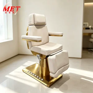 Electric Curved Lash Beauty Bed Luxury Adjustable Facial Spa Salon Massage Bed Spa Salon Furniture