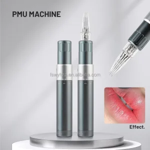 Electric Lip Permanent Makeup Machine PMU Tattoo Pen Gun Lightweight 6000-8000rpm Specially Configured Needle Lips Machine