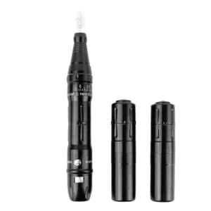 Electric Microblading Machine for Eyebrows and Lips Semi-Permanent Makeup Tattoo Kit with Adjustable Needle Length for PMU Gun