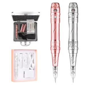 Electric Microblading Tattoo Pen Set Permanent Makeup Machine Kit for Eyebrow Lip Eyeliner